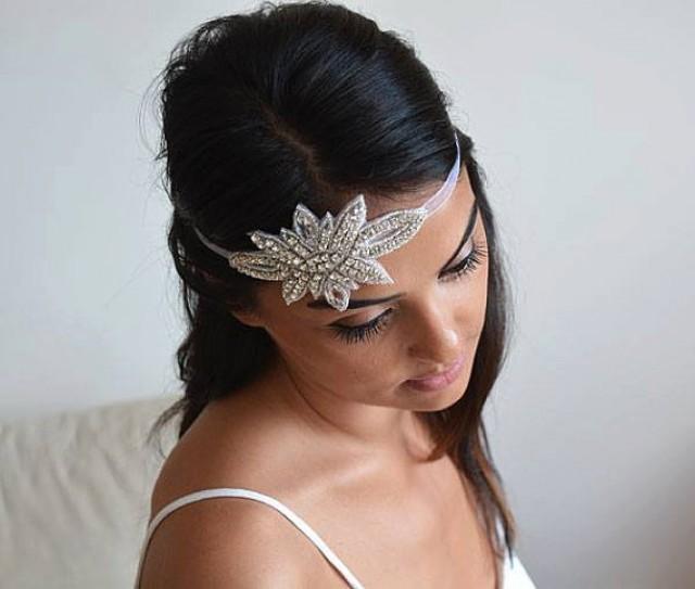 wedding photo - Wedding Headband, Wedding Hair Accessories, Rhinestone Headband, Bridal Headpieces, Bridal Hair Accessories, Accessories, Rhinestone Band