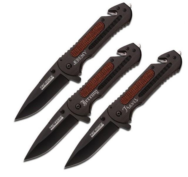 Groomsmen Gift Set Of 9 Personalized Knives Pocket Rescue Knives Best ...