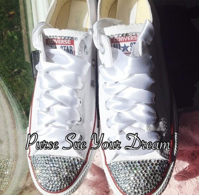 customised diamante converse