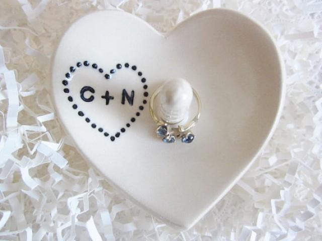 Ceramic wedding ring dish