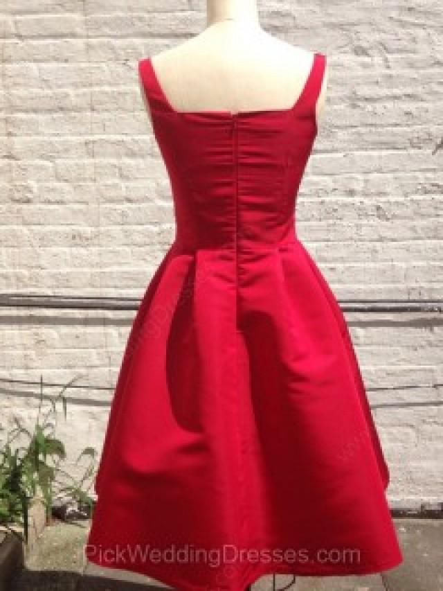 wedding photo - Red Bridesmaid Dresses, Wine Colour and Deep Red Dresses - PWD Bridal Boutique