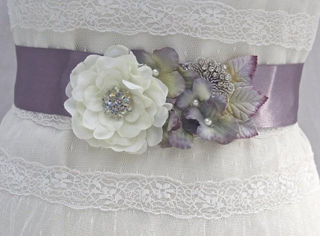 lilacs and pearls wedding dress
