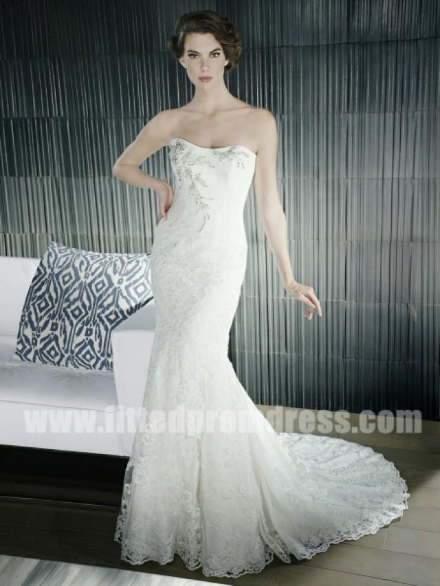wedding photo - Blue by Enzoani Hyde Tulle Mermaid Wedding Gowns