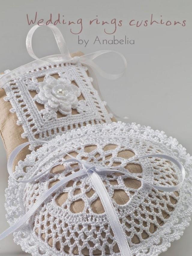 Wedding Rings Crochet Cushion Pattern