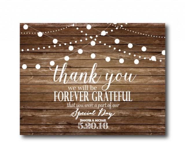 thank you for wedding invitations rustic wedding thank you card country chic hanging thank you for wedding invitations rustic wedding thank you card country chic hanging
