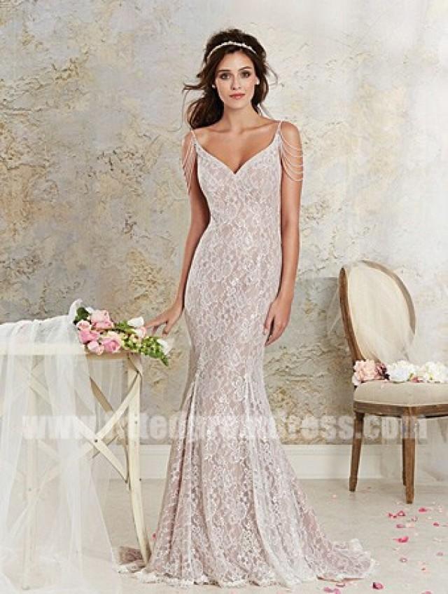 wedding photo - Alfred Angelo 8531 Lace Fit And Flare Wedding Gowns