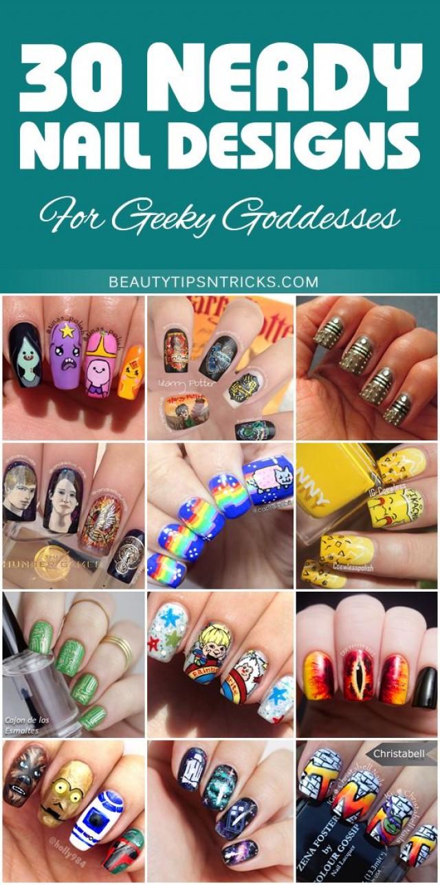 wedding photo - Nerdy Nail Designs: 30 Awesome Manis For Geek Goddesses