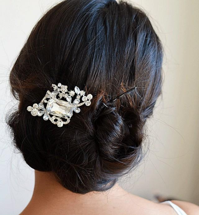 wedding photo - wedding hair comb, bridal headpiece, wedding hair accessories, bridal hair comb, wedding jewelry, hair piece, wedding Swarovski Crystal comb