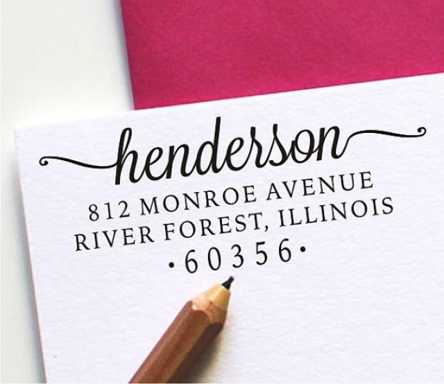 Return Address Stamp Custom Address Stamp Self Inking Stamp Or Wood 