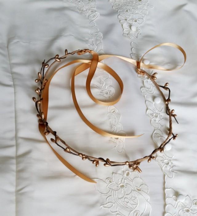 FLOWER GIRL GOLD TIARA flower girl gold tiara: