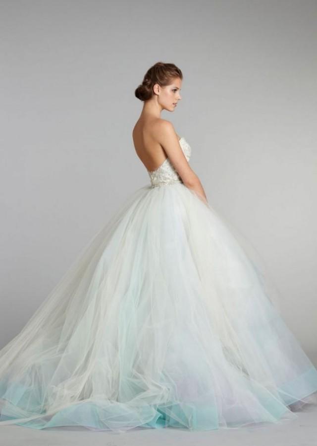 wedding photo - Fall 2012 Wedding Dress Lazaro Bridal Gowns 3269 Side