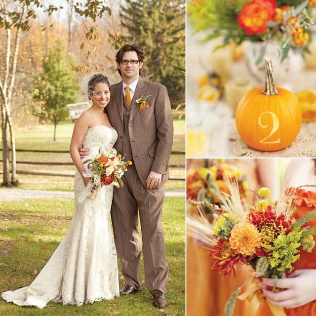 wedding photo - The Best Fall Weddings 