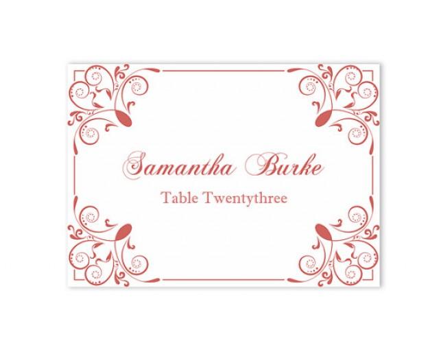 Free Place Card Template Wedding Vip