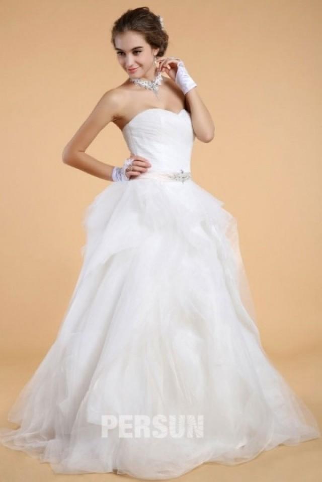 wedding photo - Simple Sweetheart Backless Organza Princess Bridal Gown- AU$ 543.55 - DressesMallAU.com