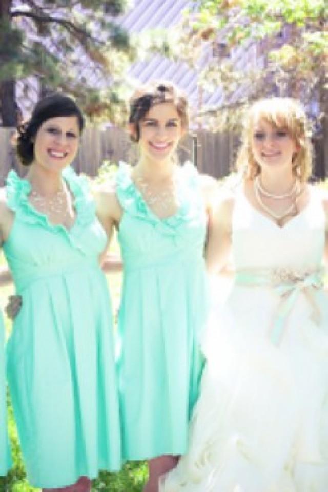 wedding photo - Mint Green Bridesmaid Dresses