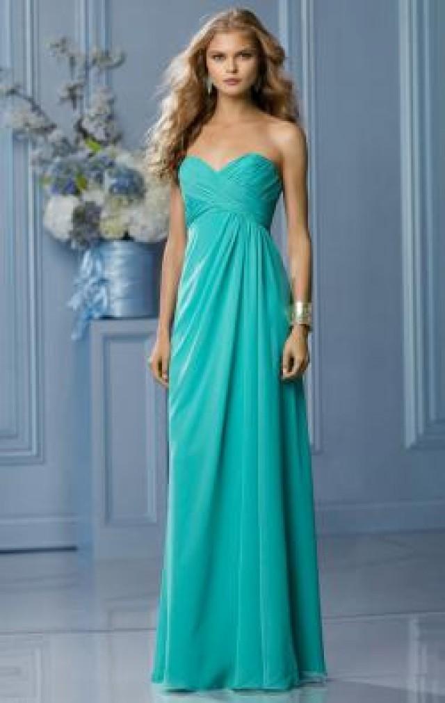 wedding photo - Affordable Green Long Bridesmaid Dress
