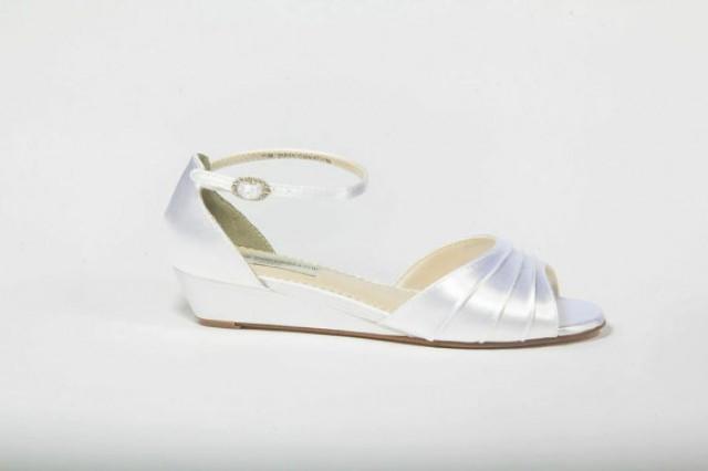 SALE Wedge Shoes - Wedge - Wedding Shoes - Wedges- Parisxox By Arbie Goodfellow - Choose From Over 200 Color Choices - Dyeable Shoes
