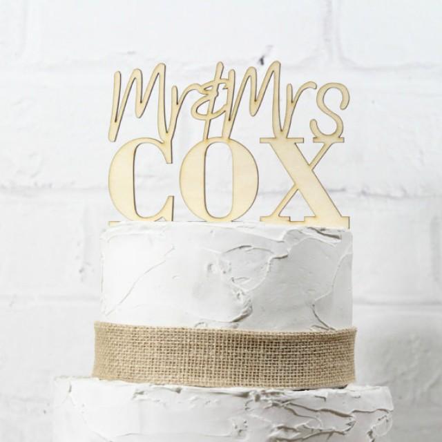 cake topper mrs custom rustic topper mrs mr sign  wedding  mr sign or  and and rustic