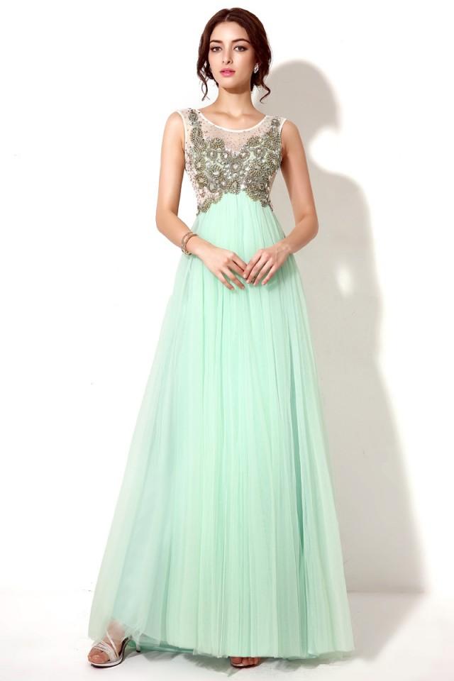 wedding photo - Mint Prom Dress