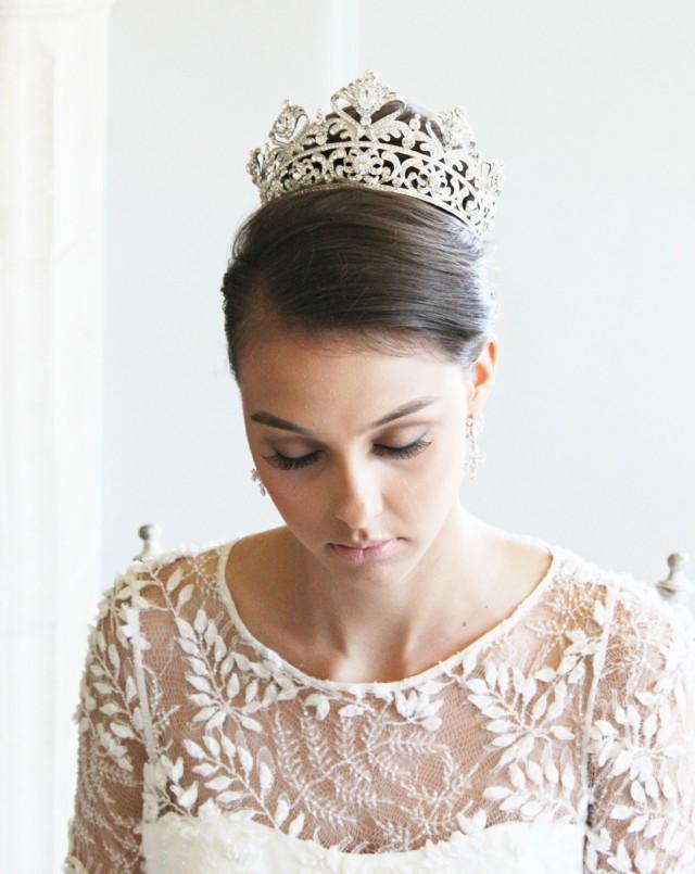 braut diadem swarovski full bridal crown swarovski crystal wedding crown silver braut diadem swarovski full bridal crown swarovski crystal wedding crown silver