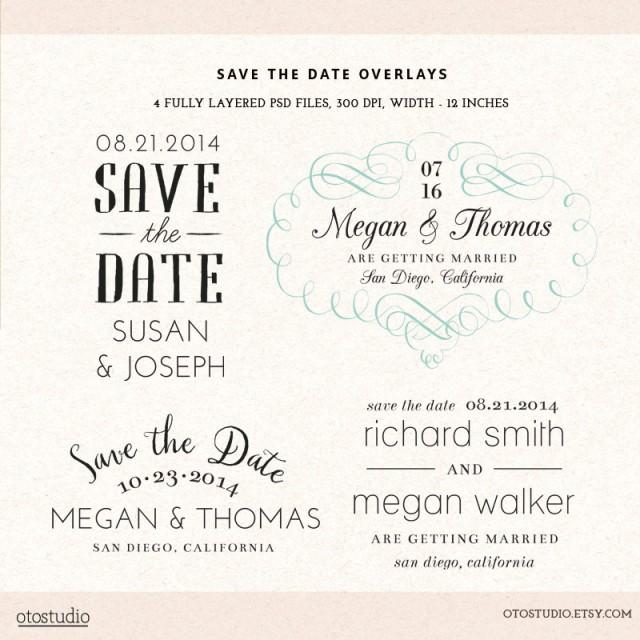 Photoshop Save The Date Overlays Wedding Photo Cards Psd Templates 2405270 Weddbook Save The Date Templates Photoshop