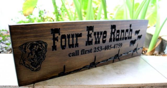 wedding photo - Farm Sign-Family Sign-Wedding Sign-Marriage Sign-Custom sign-Personalized Wood Sign-Anniverary Gift (SW-6)