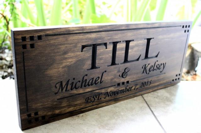wedding photo - Family Sign...Wedding Sign-Marriage Sign-Custom sign-Personalized Wood Sign-Anniverary Gift