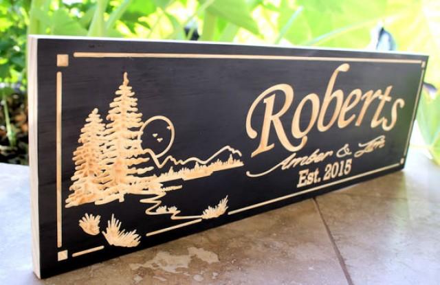 wedding photo - Family Sign...Wedding Sign-Marriage Sign-Custom sign-Personalized Wood Sign-Anniverary Gift
