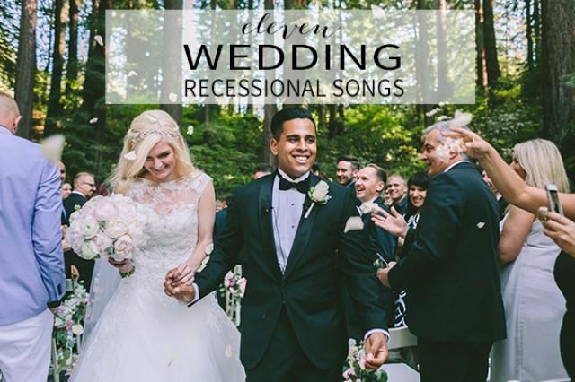 wedding photo - 11 wedding recessional songs - Love4Wed