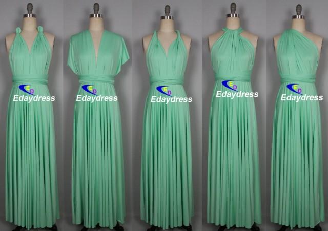 mint infinity dress