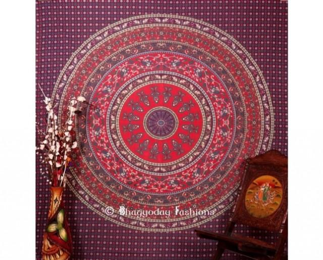 wedding photo - Kalash Design Purple Tapestry Throws