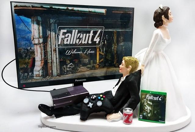 Wedding Cake Topper Fallout Wedding Cake Topper Fallout