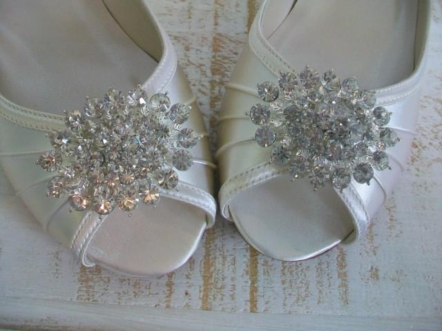 Wedge Wedding Shoes - Choose From Over 200 Colors - 1 Inch Wedge Heel - Wide Size Available - Low Heel Wedge Wedding Shoe - Outdoor Wedding