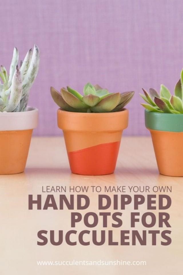 wedding photo - How To Paint Terracotta Pots For Succulents