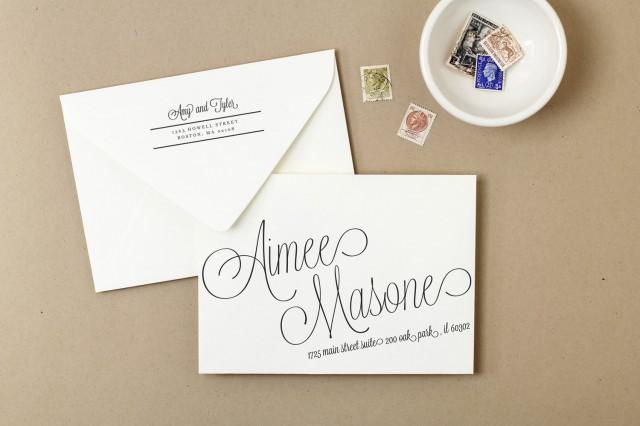 Wedding Envelopes Template Word