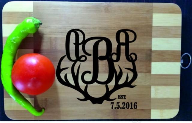 wedding photo - Personalized Cutting Board Engraved Custom, Wood Cutting Board, Wedding Gift, Housewarming Gift, Anniversary Gift, Valentines Day Gift