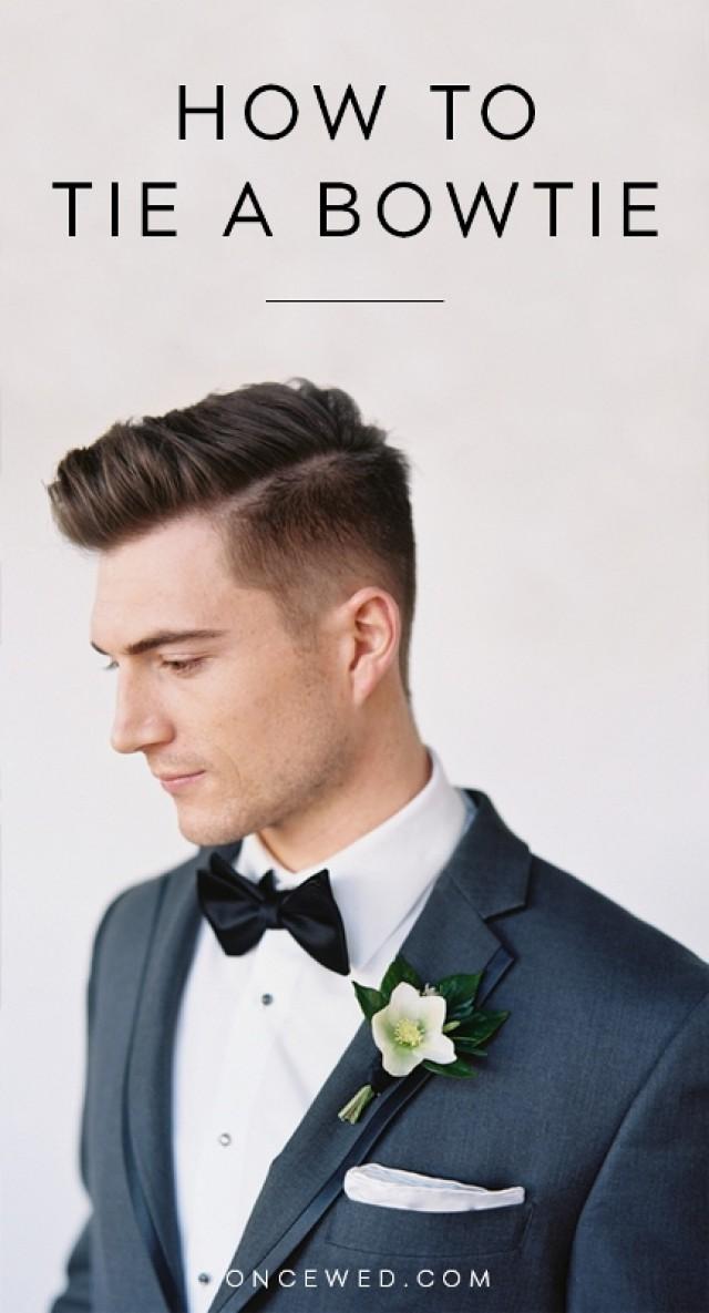 wedding photo - How To Tie A Bow Tie Easily and Perfectly
