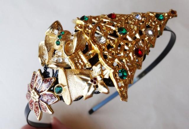 christmas tiara christmas tree gold headband christmas tiara christmas tree gold headband
