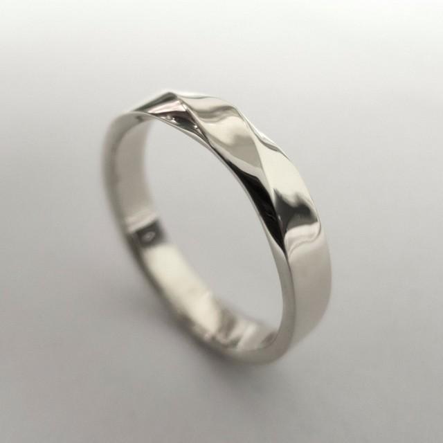 Mobius Ring - Platinum Ring , Wedding Ring , Platinum Wedding Ring , Wedding Band, Twisted wedding band, platinum ring, platinum band, 3