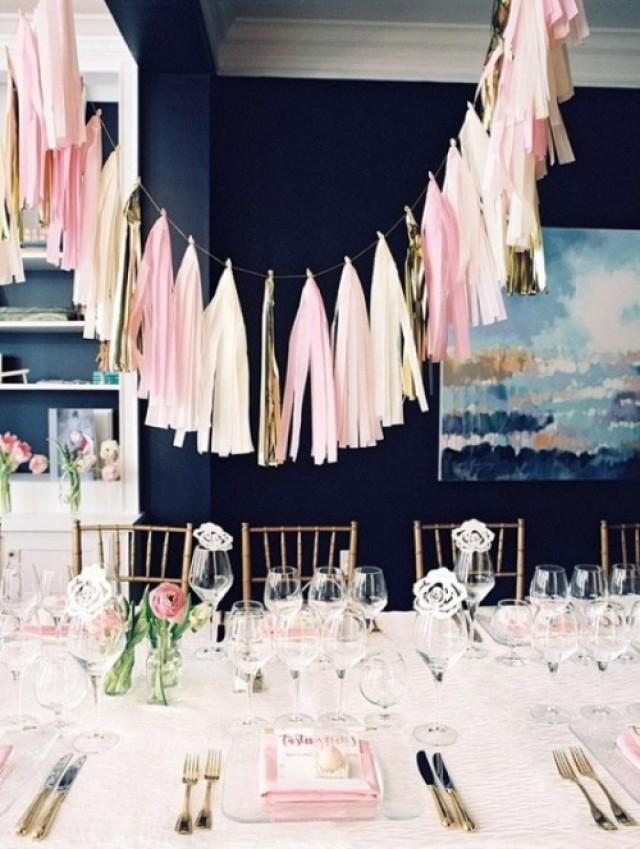 wedding photo - Bridal Shower in Modern and Girly Pink Look
