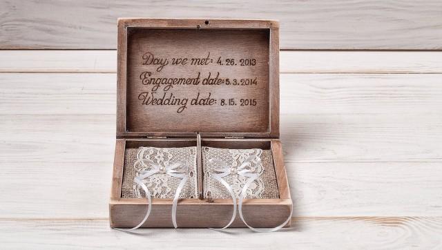 2 wedding ring box