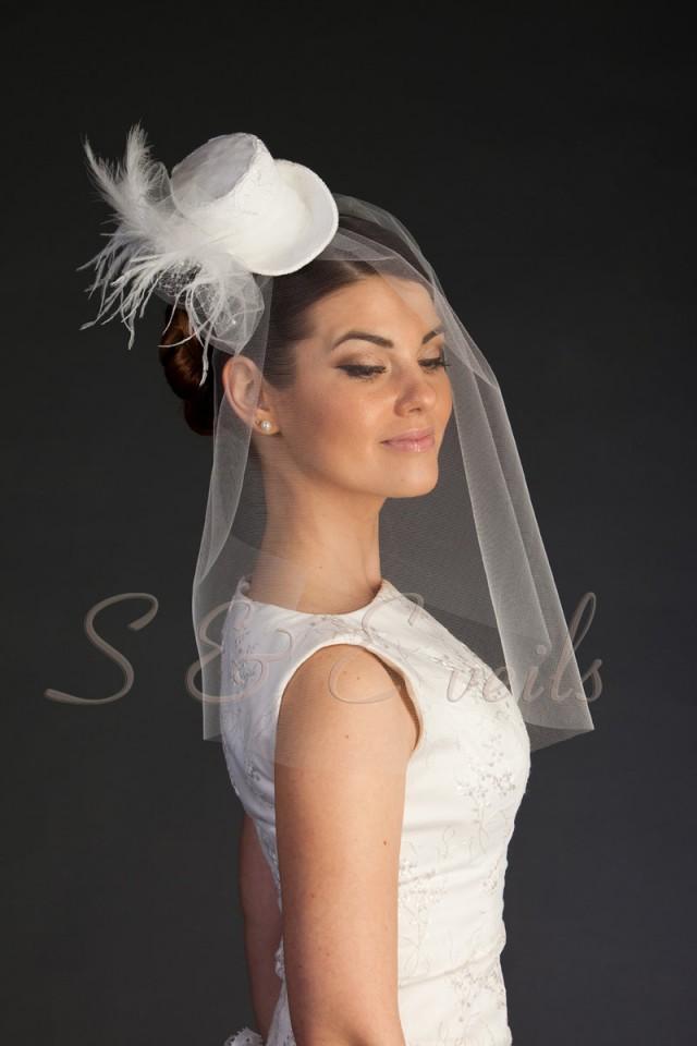 Bridal top top hat