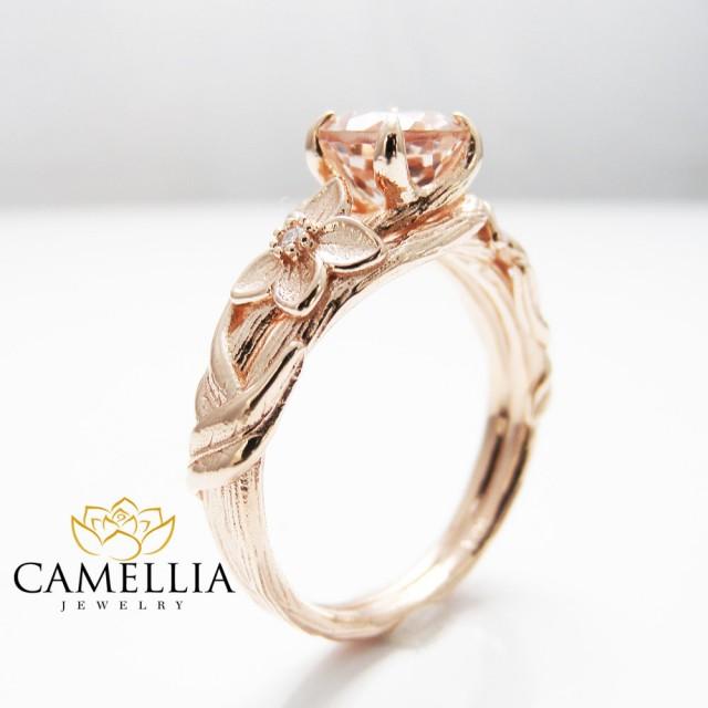 Silver diamond rings - Unique Floral Sterling Silver Band Ring