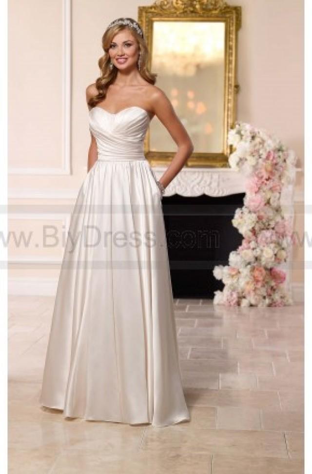 wedding photo - Stella York Satin Wedding Dress Style 6201