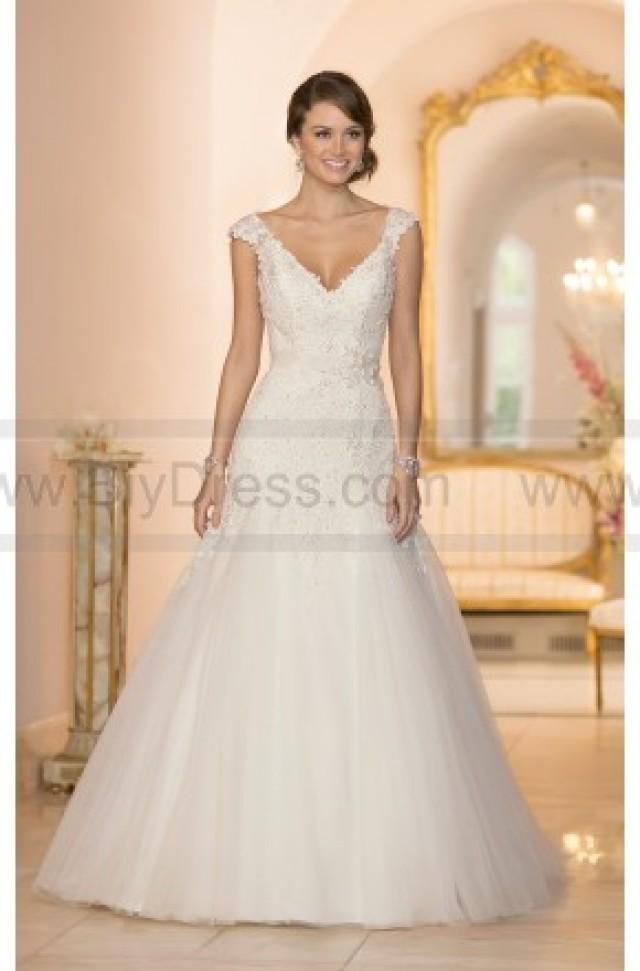 wedding photo - Stella York Cap Sleeve Wedding Dress Style 5949