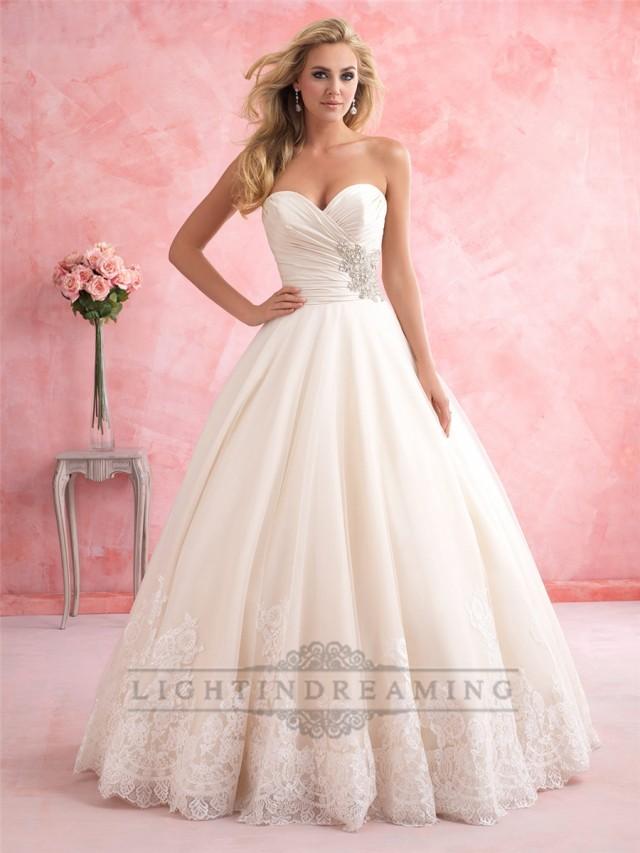 wedding photo - Gorgeous Strapless Sweetheart A-line Wedding Dress - LightIndreaming.com