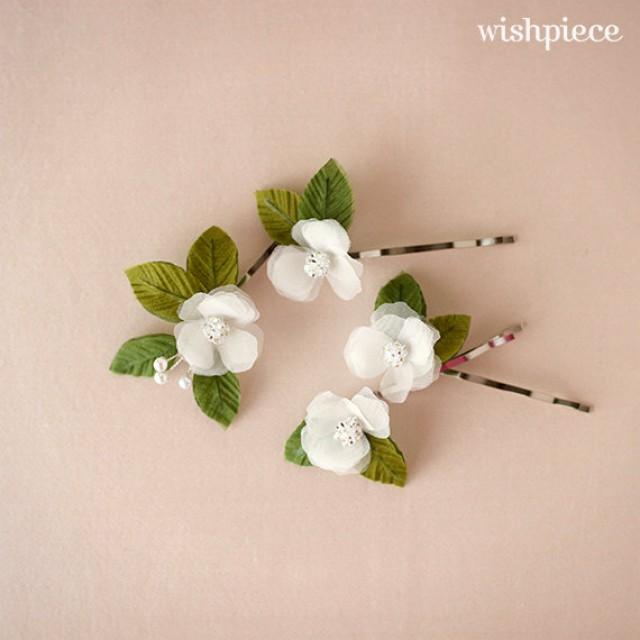 Small Hair Flowers Floral Hair Accessories Wedding Headpiece