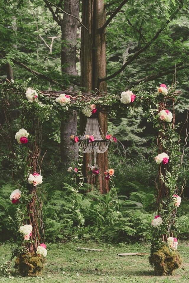 10 Darling Floral Arches For Your Wedding Ceremony Weddbook