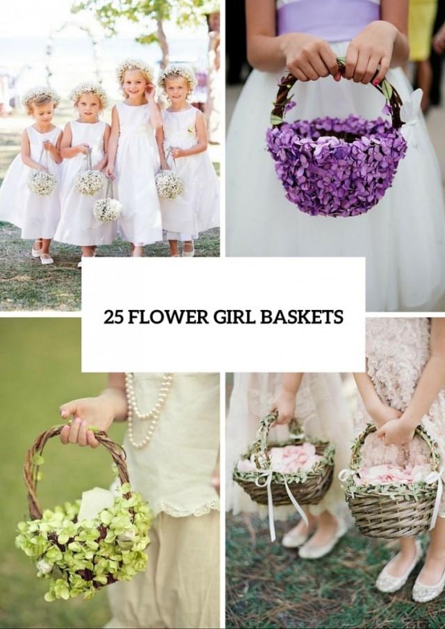 flower girl basket ideas