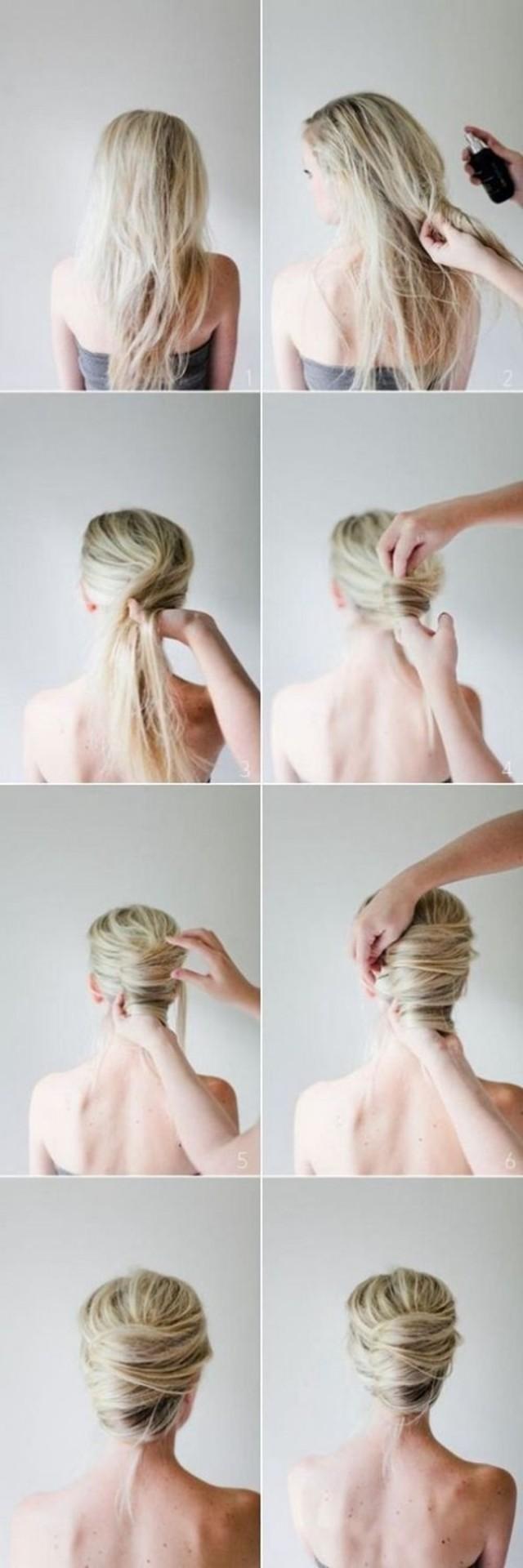 wedding photo - 35 DIY Hairstyle Tutorials With Pictures 